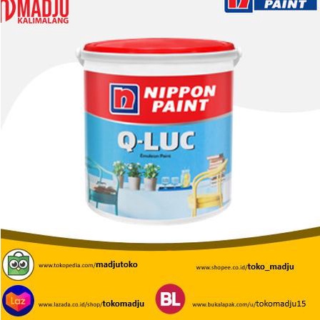 Interior Q-Luc Nippon Paint 5kg - WHITE 1505
