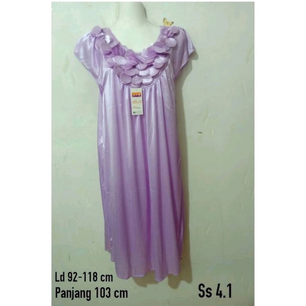 Lingerie Sexy Impor Daster Dress Bahan Satin Dewasa.