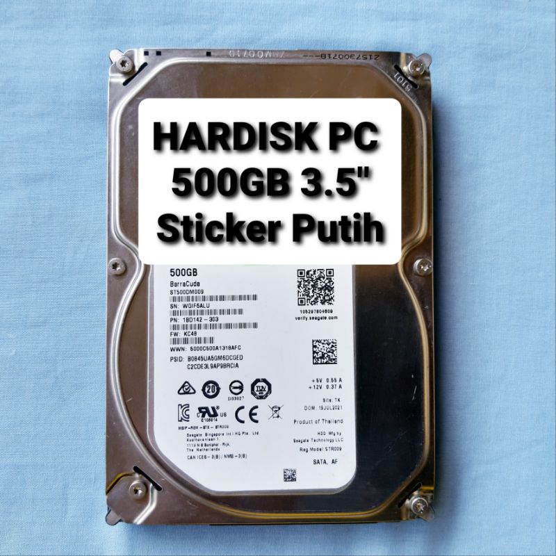 HARDISK PC 500GB SATA - HDD PC 500GB 3.5&quot; SATA HARDISK 500G SATA - HARDISK KOMPUTER 500G SATA HDD INTERNAL 500GB 3.5&quot; SATA II