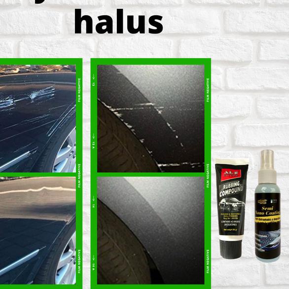 Rubing compound compon / dempul penghilang lecet body mobil motor