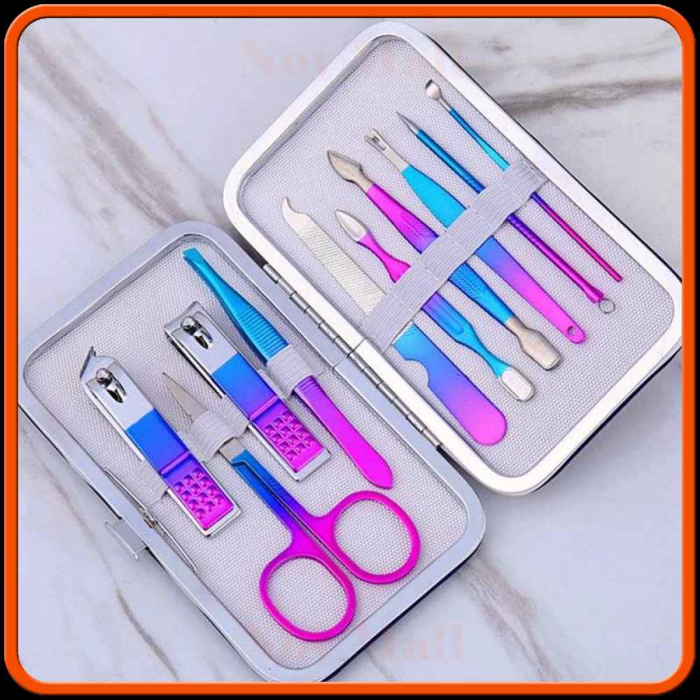 Nail Art Set Gunting Kuku Manicure Pedicure 10 PCS -BY122