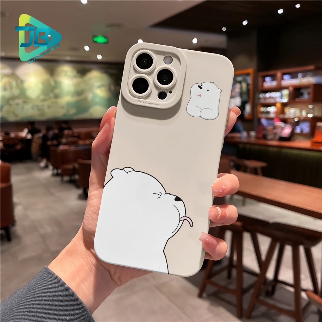 CUSTOM CASE SOFTCASE SILIKON PROCAMERA WE BEAR CUSTOM XIAOMI REDMI 6A 8 8A PRO 9 9A 9C 10A NOTE 8 9 10 10S POCO M3 M4 JB6052