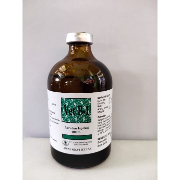 VET B1 INJ // 100 ML // DUTA KAISAR PHARMACY