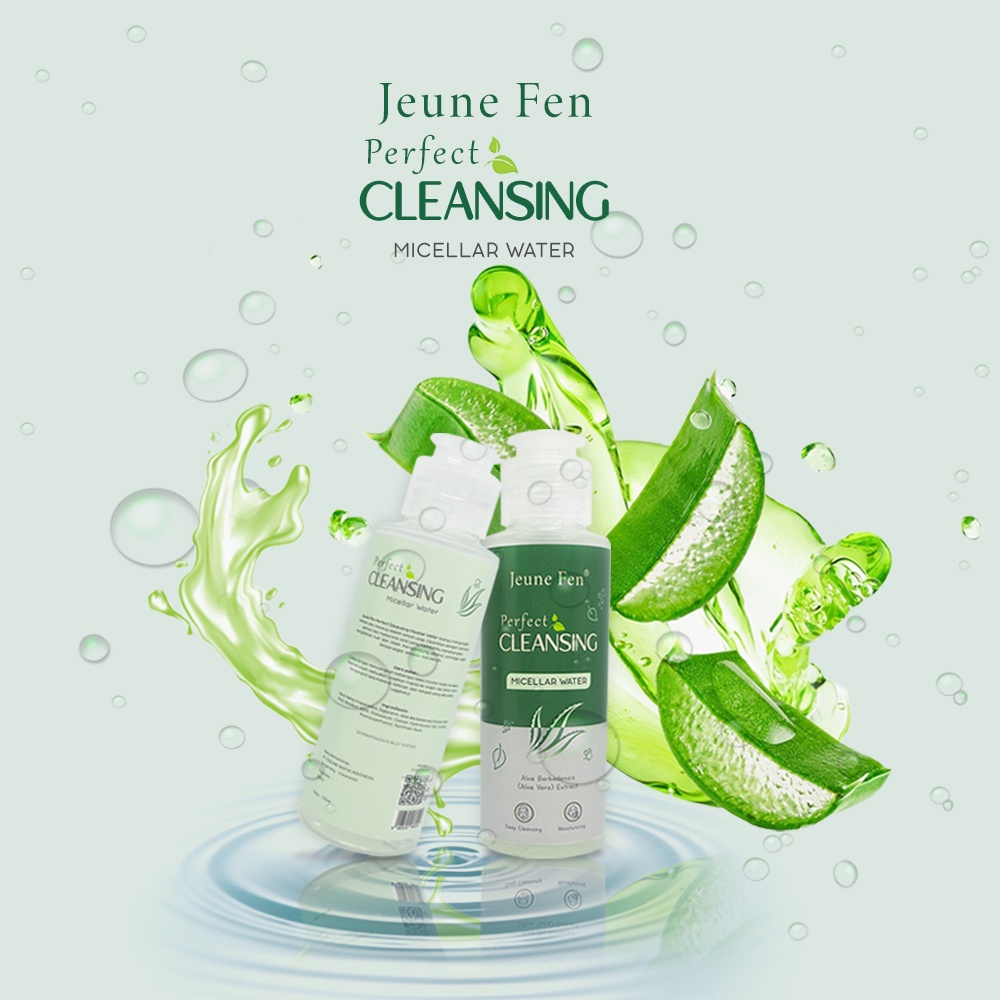 BPOM JEUNE FEN Perfect Cleansing Micellar Water Pembersih Makeup Remover 100ml