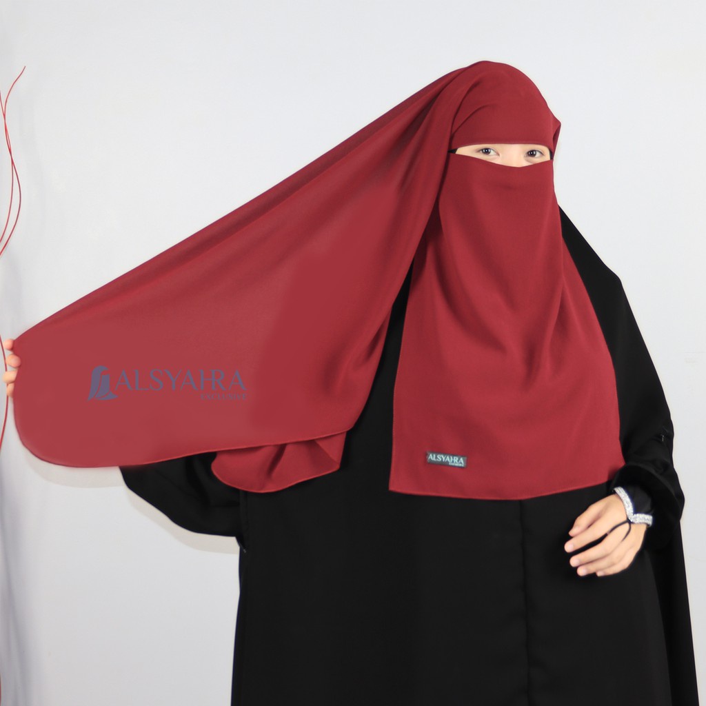 NIQAB SIFON PREMIUM - CADAR YAMAN BY ALSYAHRA EXCLUSIVE