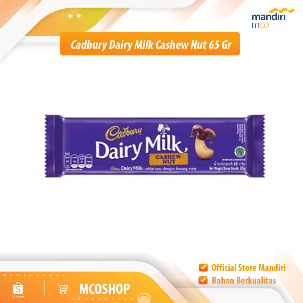 

Cadbury Dairy Milk Cashew Nut 65 Gr