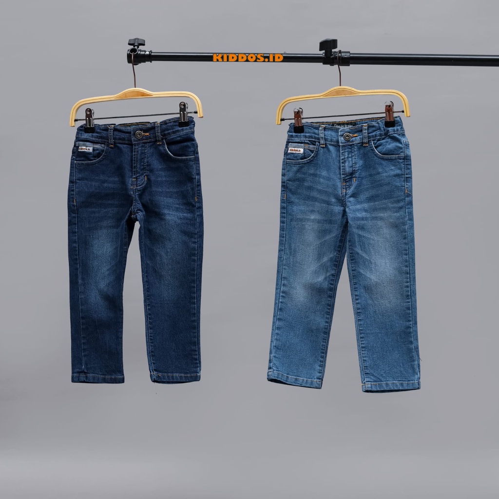 Setelan Kaos Anak / Celana Panjang Denim Anak Laki Laki PANSEIRO ASTRATTO KIDDOS.ID