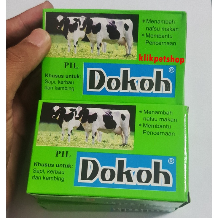 Pil Dokoh Eka Farma Nafsu Makan Kambing,Sapi,Domba Isi 4 Bolus