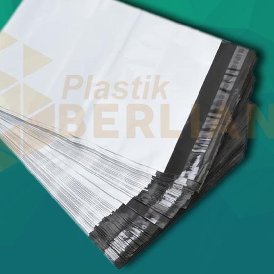 

Plastik Amplop Packaging Polymailer Polybag 25 x 45 isi 100 White