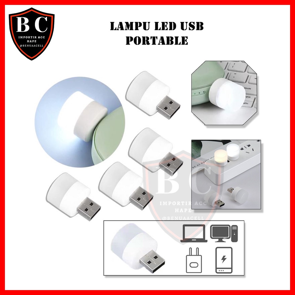 LAMPU LED USB PORTABLE LAMPU MINI LED / BOHLAM LAMPU MINI LAMPU TIDUR