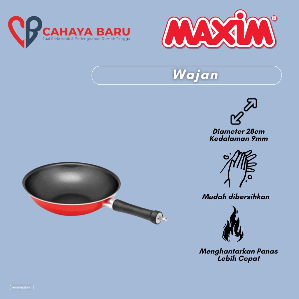 MAXIM HERO WOK 28CM