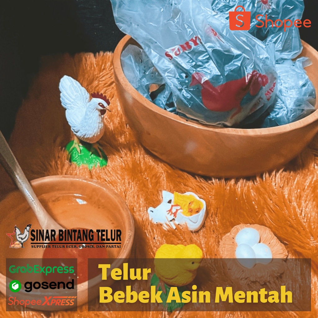 

Telur Bebek Asin Mentah Merah Fresh