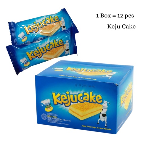 

Kraft Keju Cake Kue Bolu Keju 1 box (12 pcs) @16gr Makanan Ringan Keju