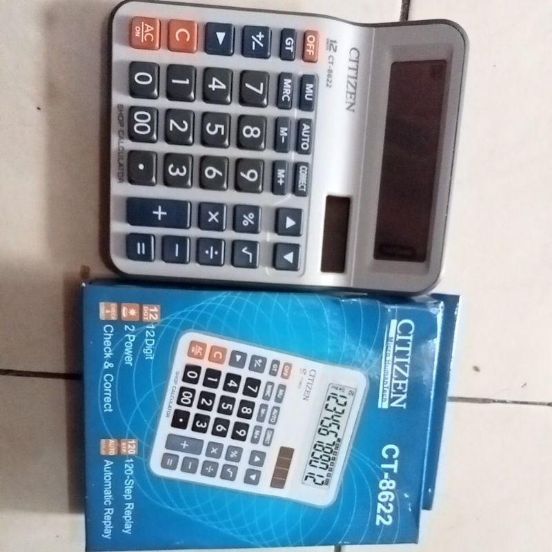 

☑️COD kalkulator citizen CT-8622