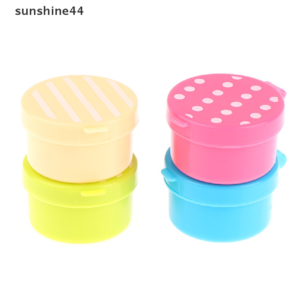 Sunshine 4Pcs / Set Botol Saus Tomat Mini Bahan Plastik Untuk Perlengkapan Dapur