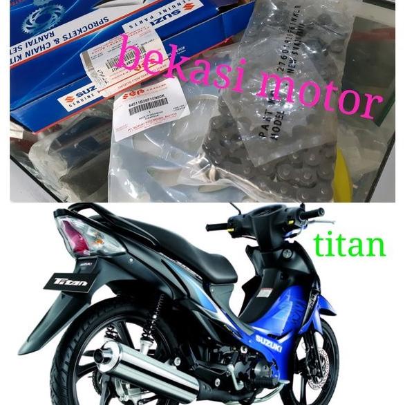 Motor Sparepart Motor rantai gear set gearset suzuki smash titan smash