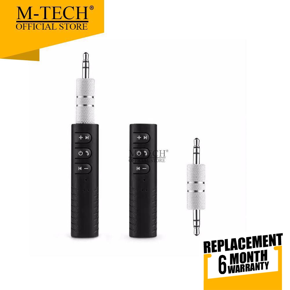 Bluetooth Audio Receiver Jack 3.5 Music Audio Bluetooth 3.0 Wireless Audio Receiver Mtech Original