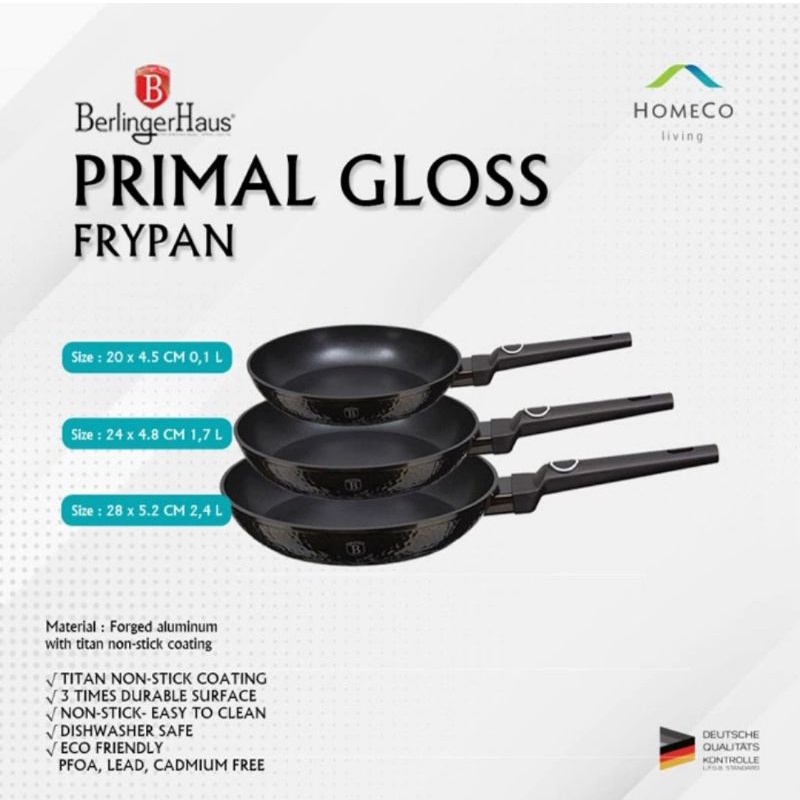 BERLINGER HAUS Frypan 20 cm Primal Gloss Collection Original