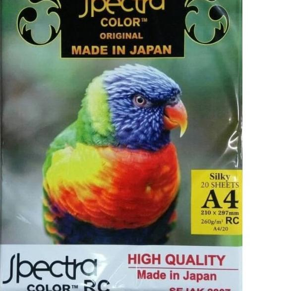 

kertas fotopaper spectra silky 260 gram