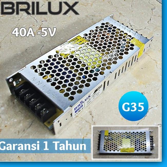 Power Supply 40A 5V Running Text Switching 40 Ampere 5Volt