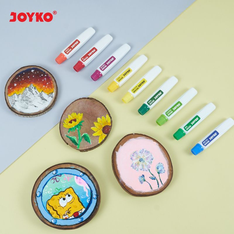 

MilL Cat Acrylic 12 warna JOYKO TiTi ACC-12ML-12C ( 1set/12 warna )