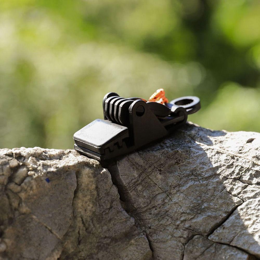 Lanfy Tenda Klip Buaya Aksesoris Luar Ruangan Camping Windproof Awning Clamp Outdoor Alat Crocodilian Tabernacle Clamp