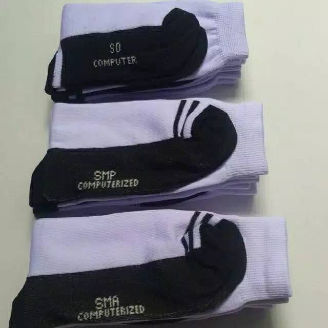 Kaos Kaki Sekolah Hitam Putih Anak SD/SMP/SMA