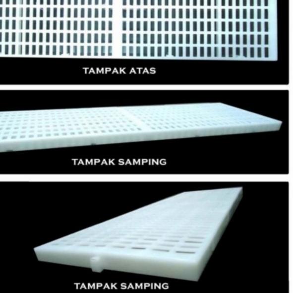 Palet plastik / alas kandang / tatakan kandang putih 90x30x3cm