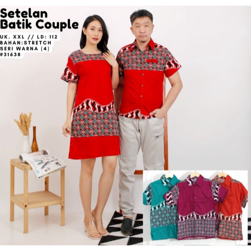 Batik couple / batik couple cewek cowok / batik couple mama papa / batik couple dewasa / dress batik / kemeja batik