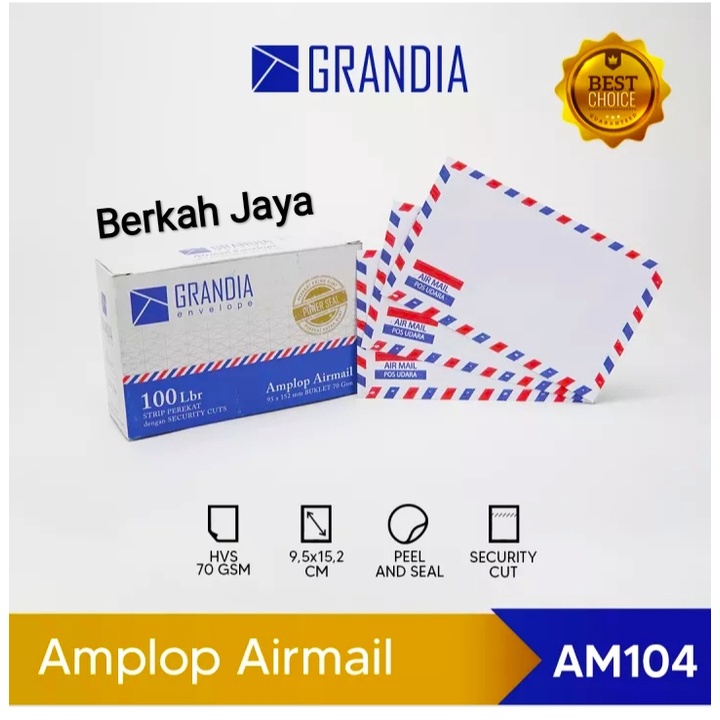 

AMPLOP GRANDIA AIR MAIL
