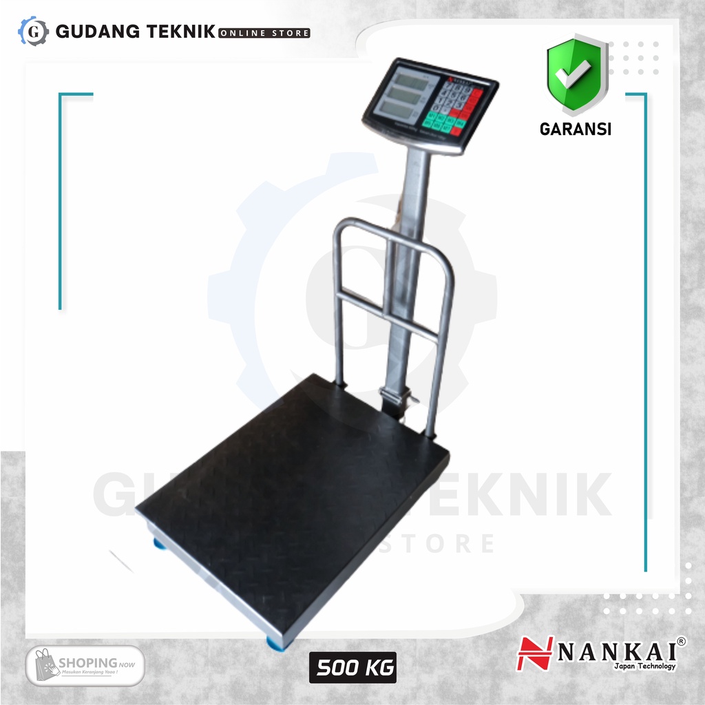 Timbangan Duduk Digital Rail Nankai 500Kg / Timbangan Digital Nankai 500 Kg