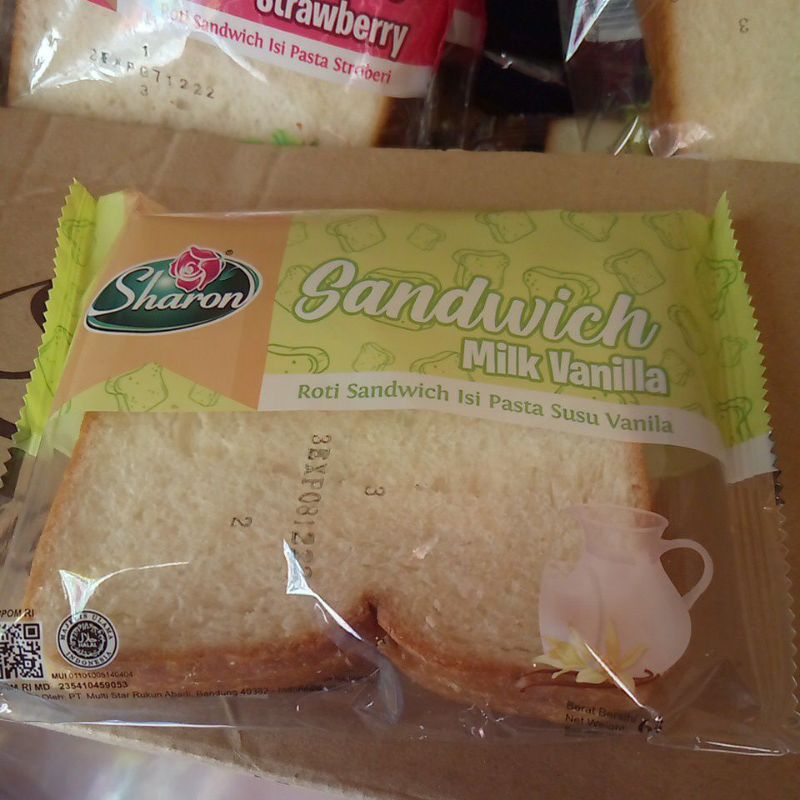 SHARON Roti Panggang Sandwich Aneka Varian 1 Dus Karton Isi 60 Pcs Bakery Sejenis Aoka