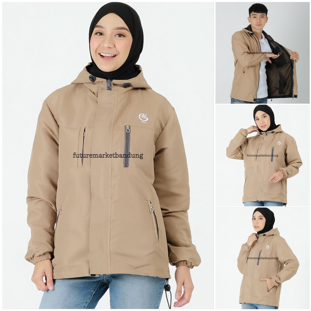 Jaket pria wanita M L XL XXL jumbo IKC 002 distro cbr six Bandung keren grosir pakaian pria H0D7 jacket jaket parasut parasit jaket gunung pria wanita WATERPROOF ORIGINAL FCF jaket hoodie jaket cowok cewek