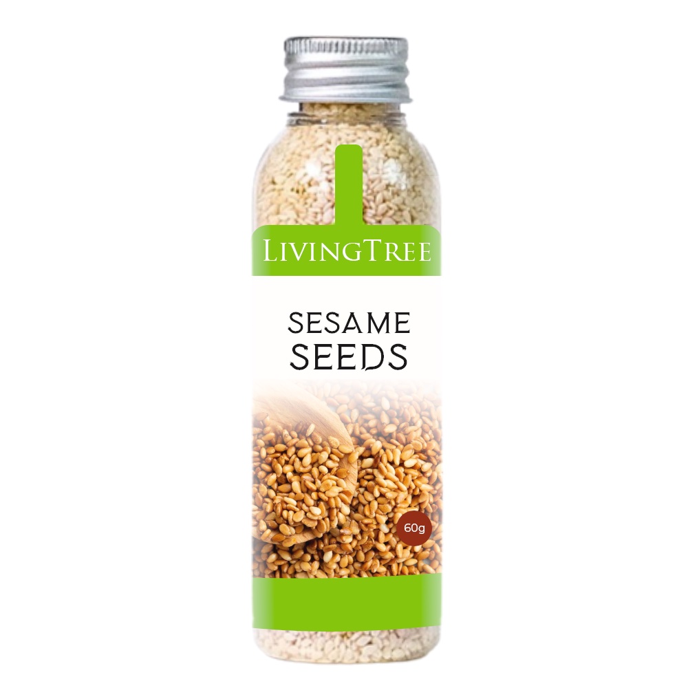 Biji Wijen 60gr Sesame seed 100% Original LivingTree