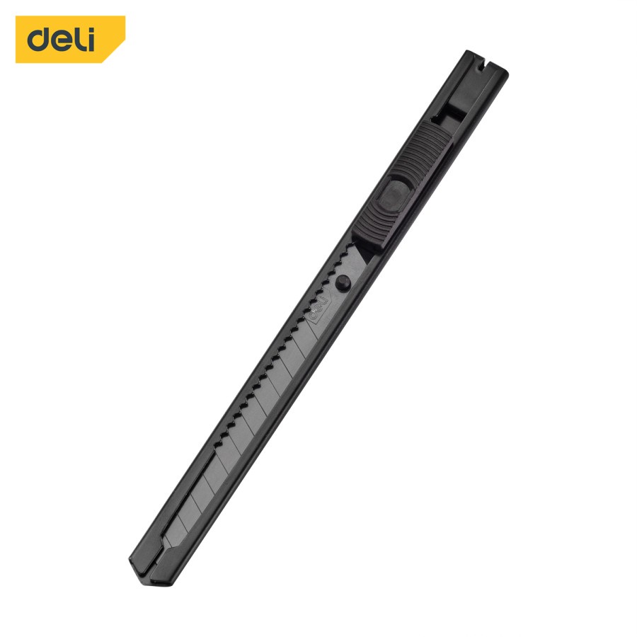 

Deli Cutter Pisau Baja Hitam 9mm SK5 Kunci Manual Perkakas EDL007B