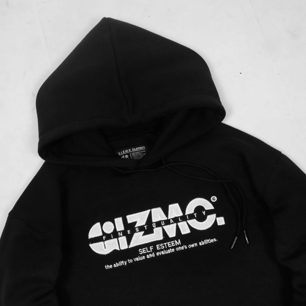 Gizmo Hoodie Cowok SELF ESTEEM Black