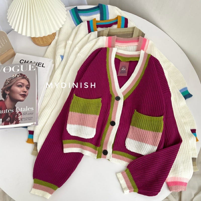 [BISA COD] Alma Pocket Cardy / Cardigan Wanita Terbaru