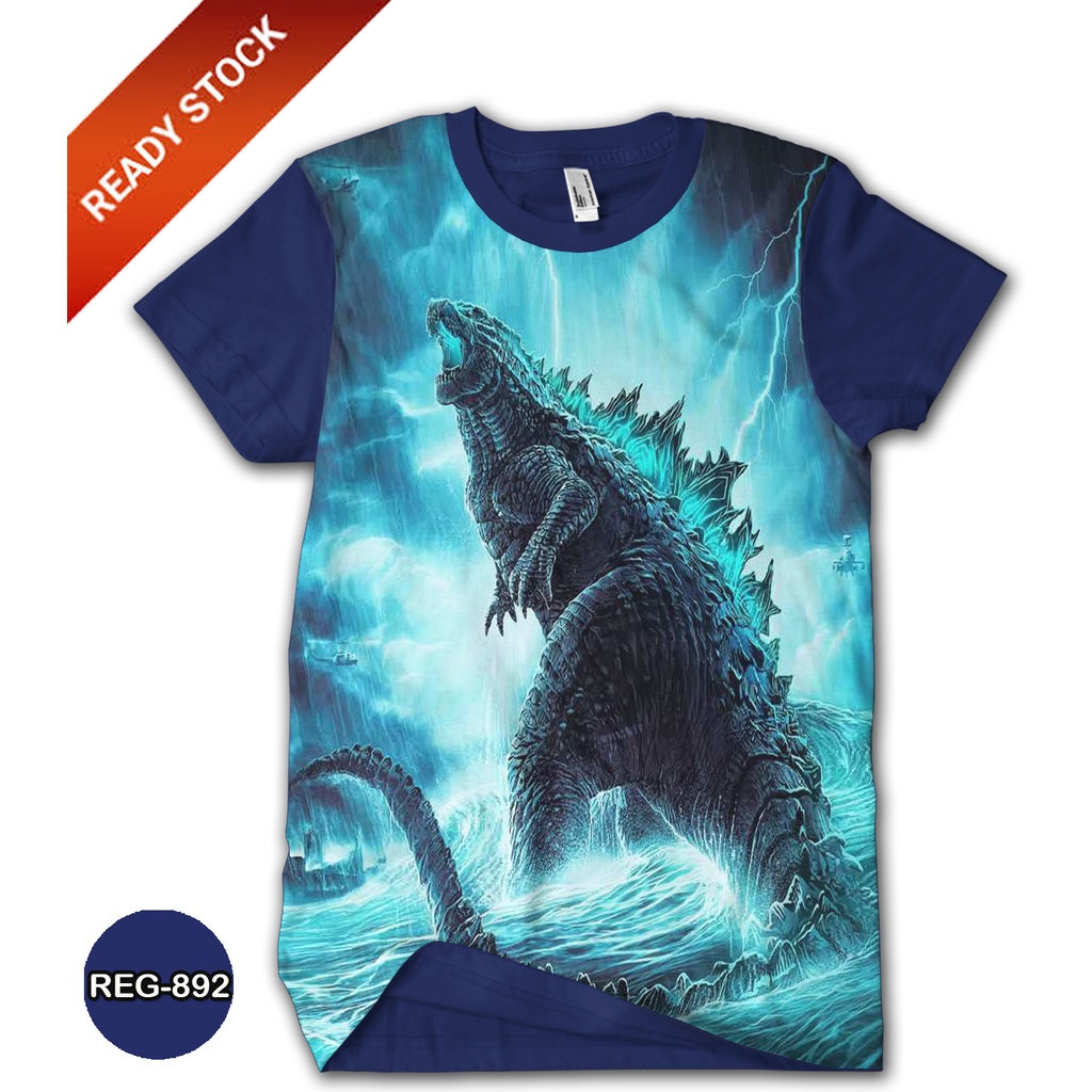 Baju Godzilla 3D Baju Anime Anak dan Dewasa Godzilla Series Trendy #REG-892