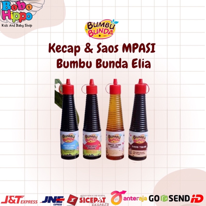 

Bumbu Bunda Kecap Sehat Organik Kecap MPASI Anti GTM Kecap Bayi Saos Saus tiram non MSG untuk anak MPASI