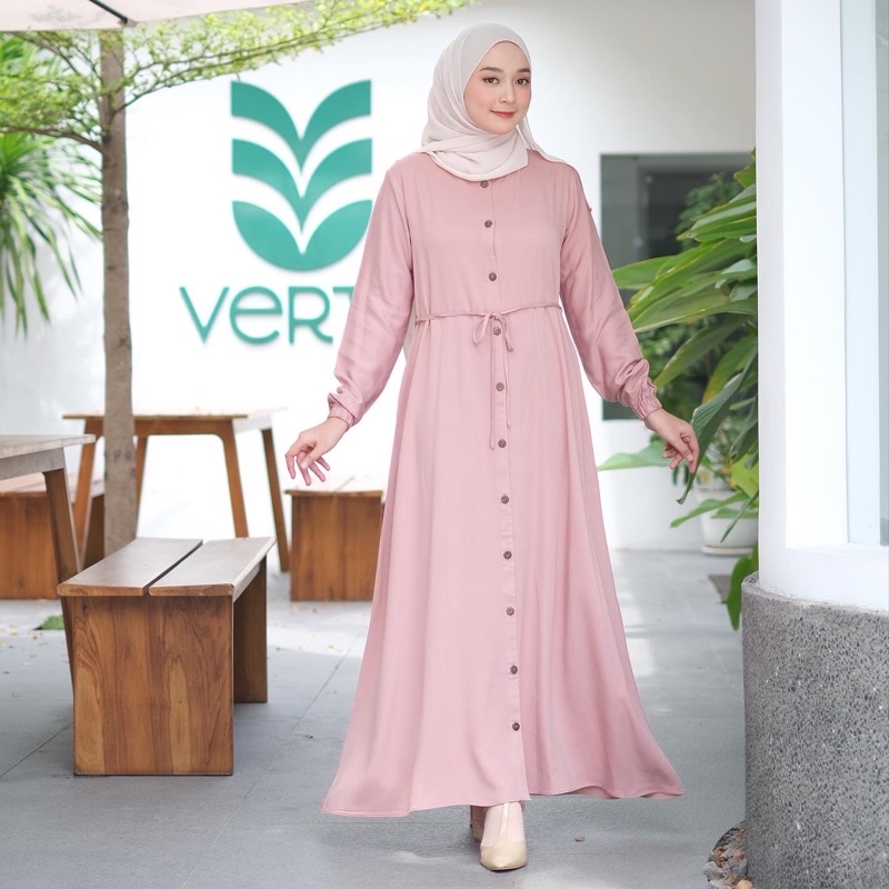 Restock !! Latifah Dress (Gamis Rayon Twill)