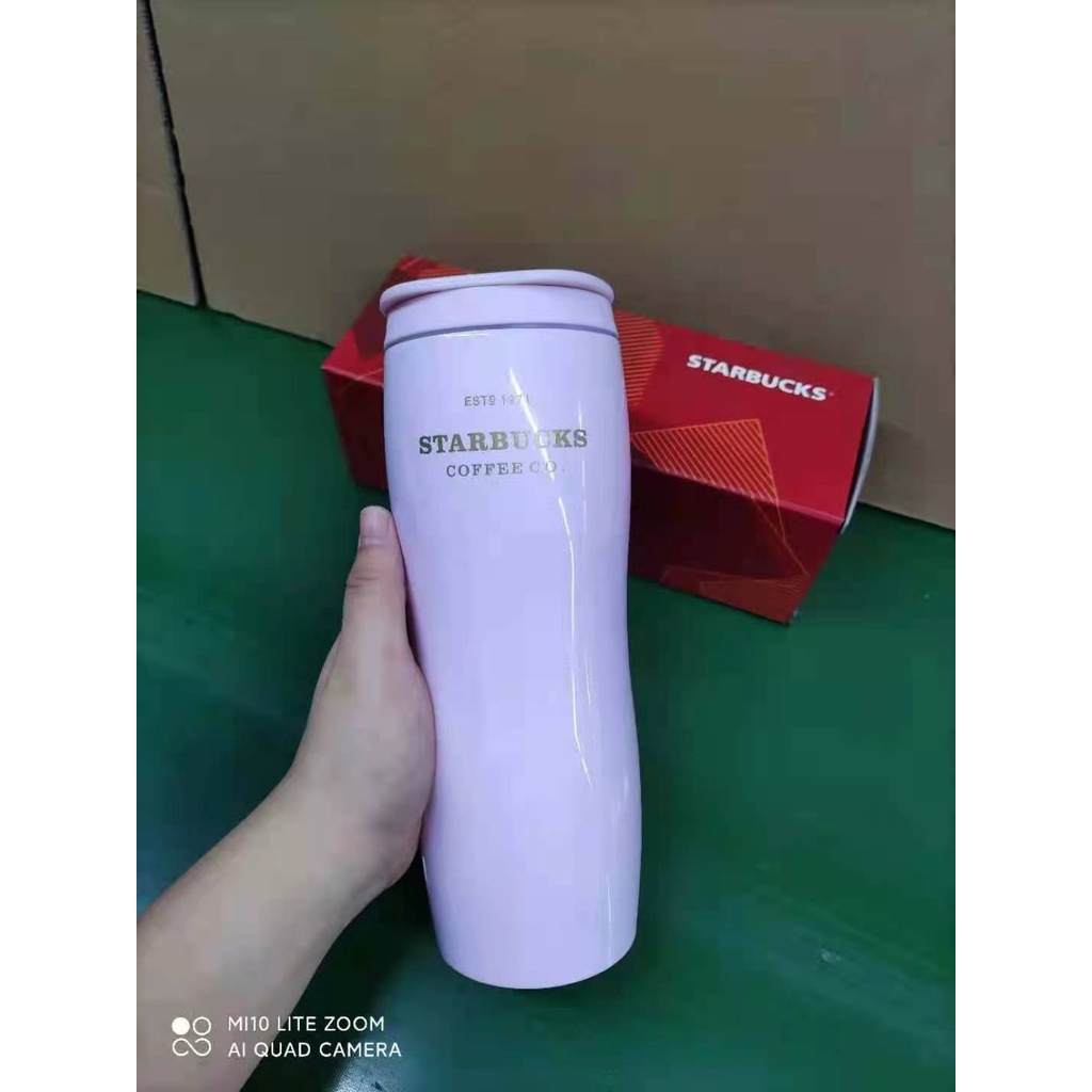 NEW Christmas Tumbler Starbucks Cup Stainless Steel Tumbler High Capacity 591ml Hadiah Natal