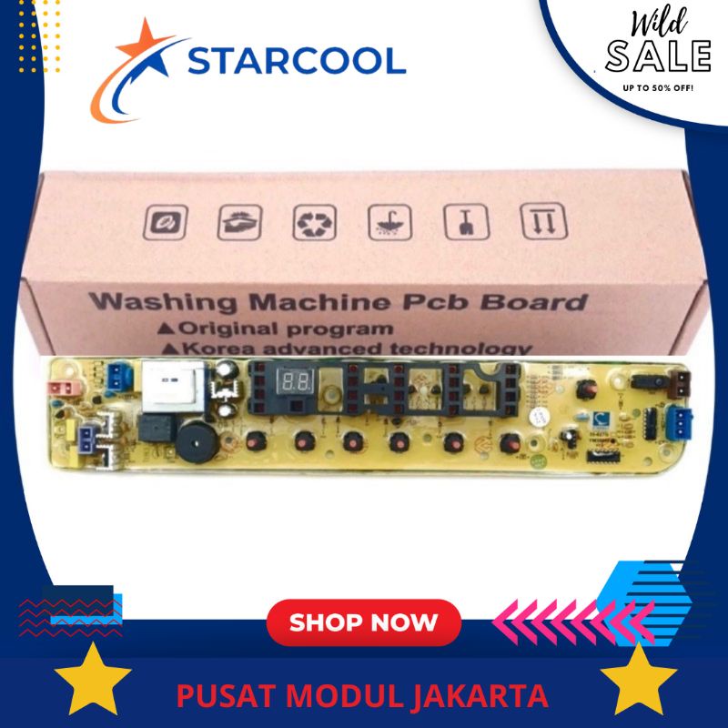 modul pcb mesin cuci sanke AW-S707 AW-S807 AW-S907