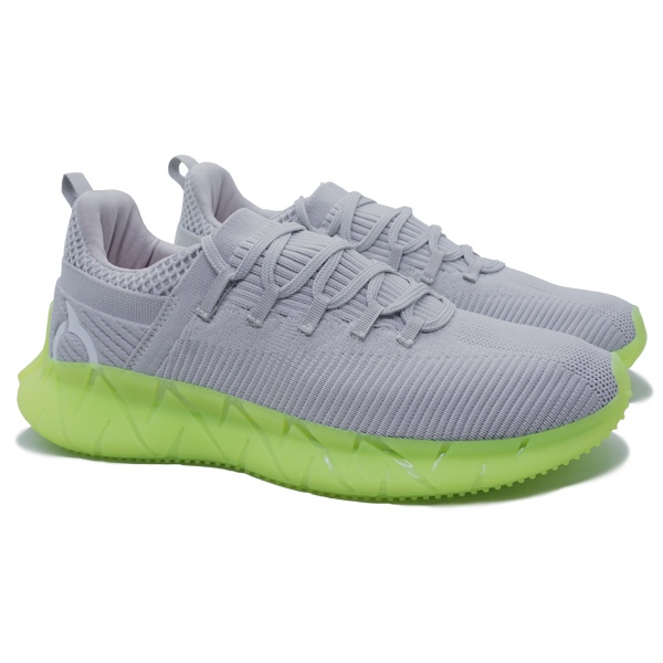 Sepatu Running Ortuseight Reflex (Grey Lime white)