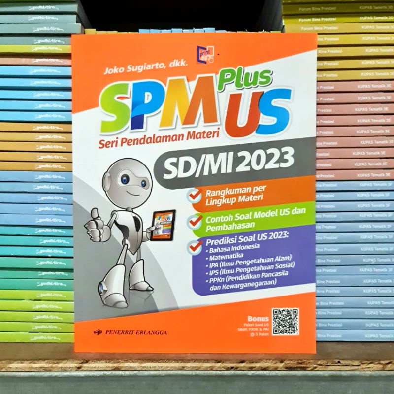 Buku SPM Plus US SD/MI 2023 Penerbit Erlangga Original