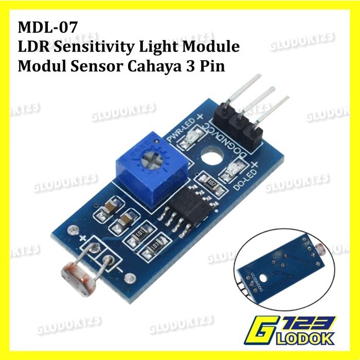 MDL-07 Light Sensor Cahaya LDR Module Photoresistor Photosensitive