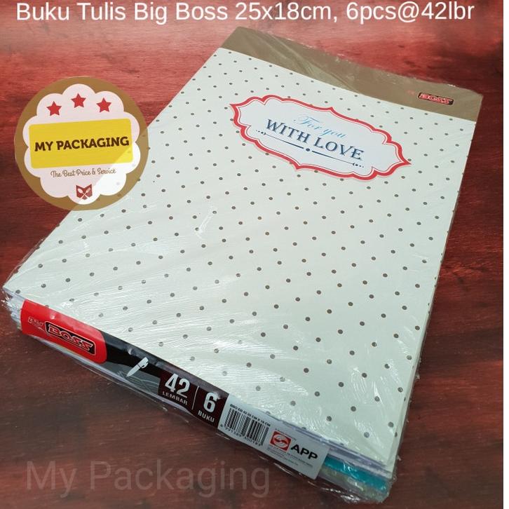

❄ BUKU TULIS BIG BOSS PACK EB 42 ISI 6 ㅨ