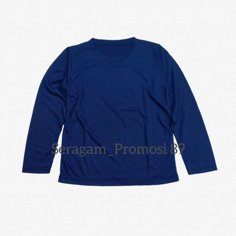 KAOS POLOS ANAK LENGAN PANJANG COTTON  BAJU KAOS ANAK UMUR 2TAHUN - 11 TAHUN KAOS TSHIRT LENGAN PANJANG