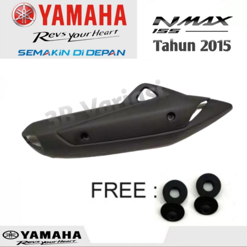 tutup Cover Tameng Knalpot Yamaha Nmax Old Nmax Lama Tahun 2015-2019 Original Standar