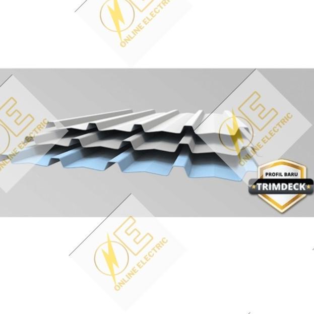 Alderon RS Trimdeck - Atap uPVC Single Layer - Lite Grey