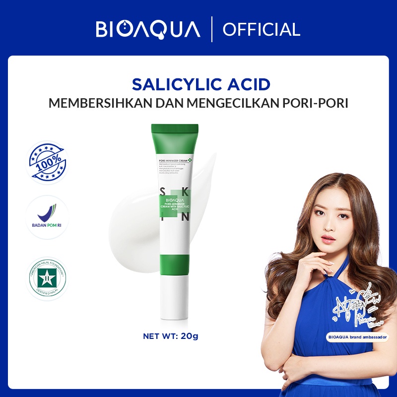 Jual Bioaqua Salicylic Acid Pore Refining Cream 20g Shopee Indonesia 7148